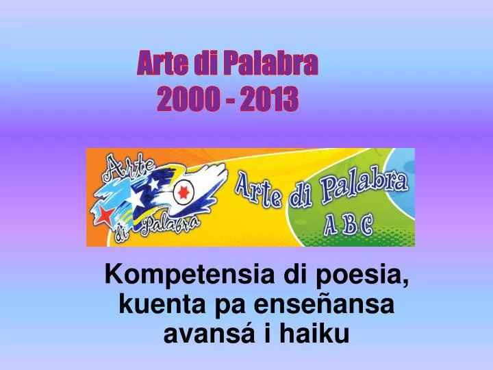 arte di palabra 2000 2013