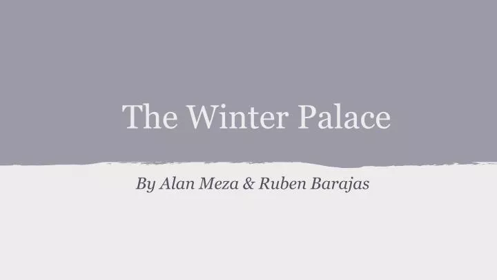 the winter palace