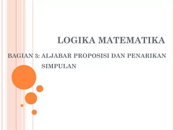 logika matematika