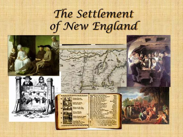 the settlement of new england