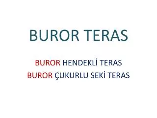 buror teras