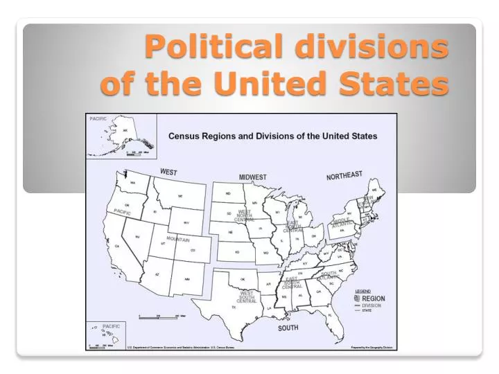political divisions of the united states