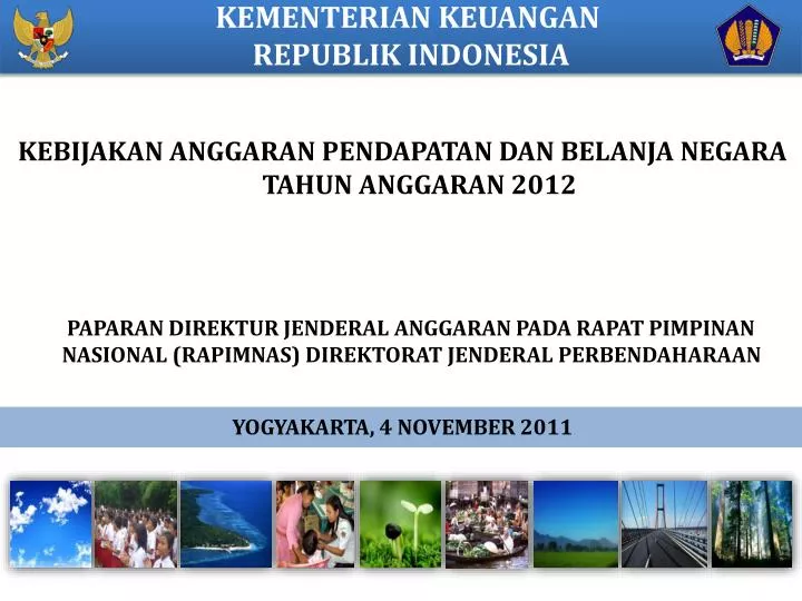 kebijakan anggaran pendapatan dan belanja negara tahun anggaran 2012