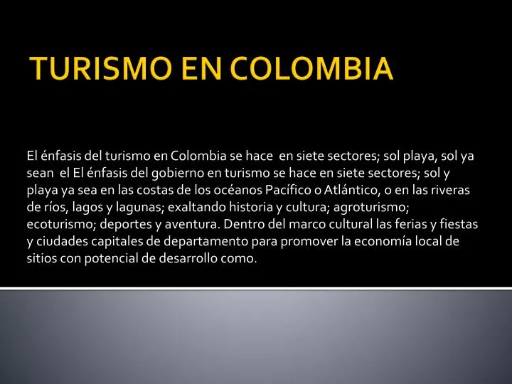 turismo en colombia