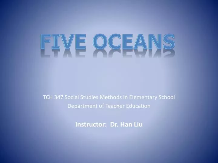 five oceans
