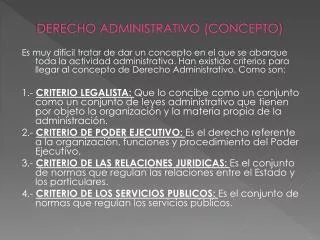 derecho administrativo concepto