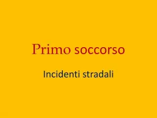 primo soccorso