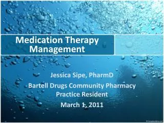 Medication Therapy Management