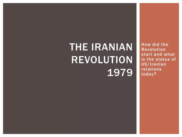 the iranian revolution 1979