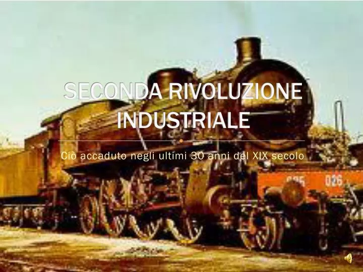 seconda rivoluzione industriale