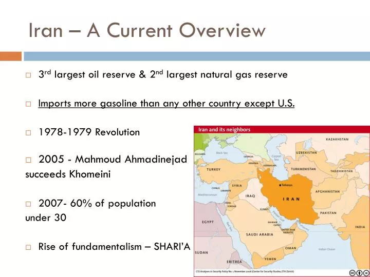 iran a current overview