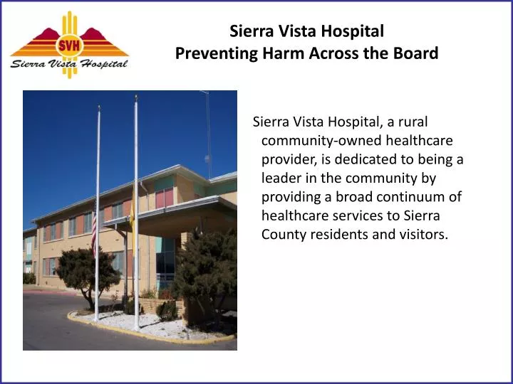 sierra vista hospital preventing harm across the board