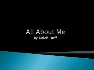 all about me