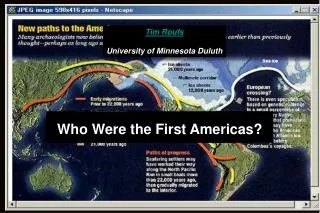 Who Were the First Americas?
