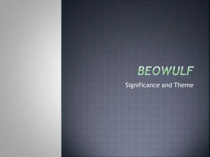 beowulf