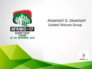 Abdellatif O. Abdellatif Sudatel Telecom Group