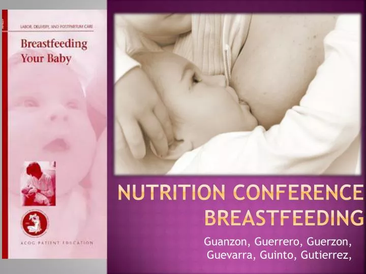 nutrition conference breastfeeding