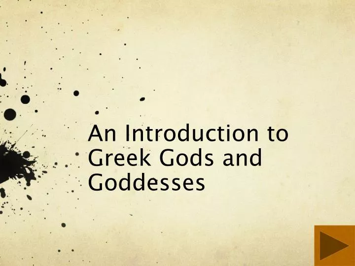 an introduction to greek gods and goddesses
