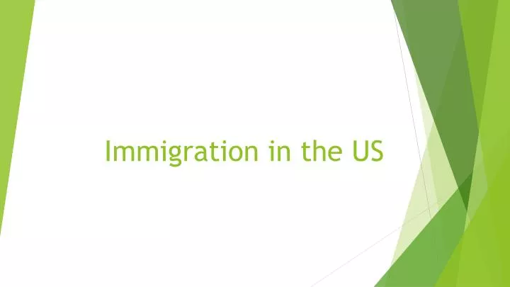 immigration in the us
