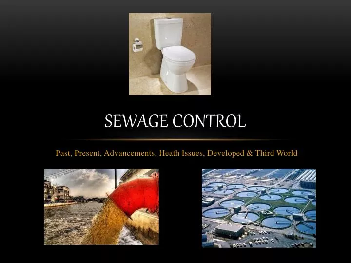 sewage control