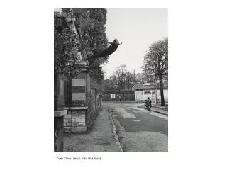 Yves Klein: Leap into the Void