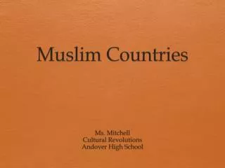 Muslim Countries