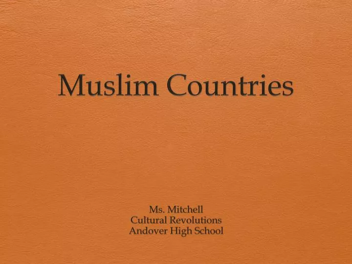 muslim countries