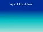 Age of Absolutism - slide 1