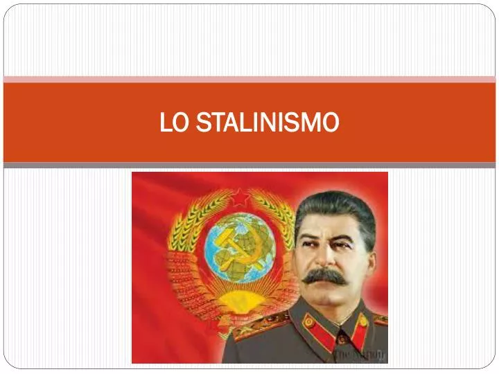 lo stalinismo