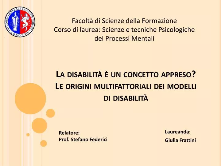 la disabilit un concetto appreso le origini multifattoriali dei modelli di disabilit