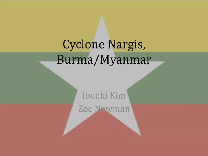 cyclone nargis burma myanmar