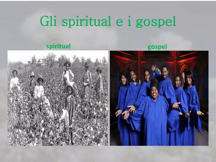 g li spiritual e i gospel