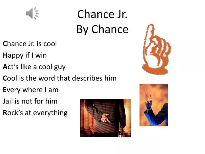 chance jr by chance