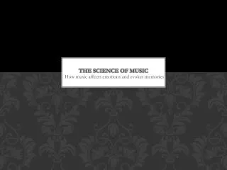 The science of music