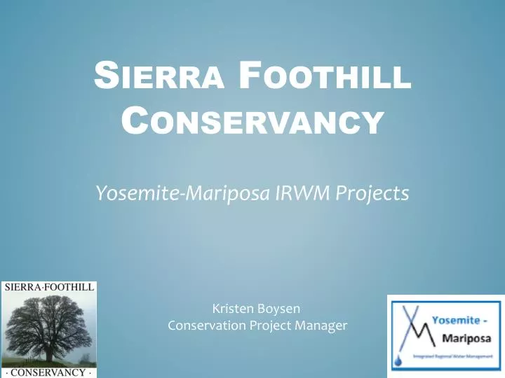 sierra foothill conservancy