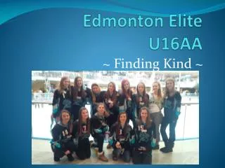 Edmonton Elite U16AA