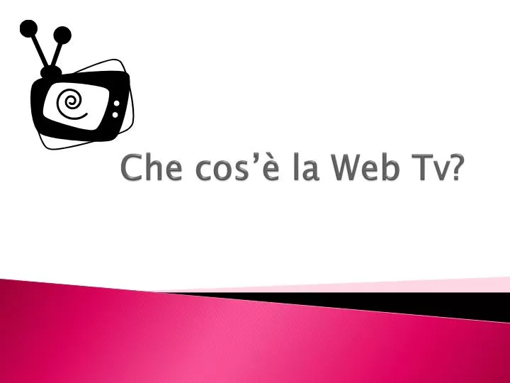 che cos la web tv