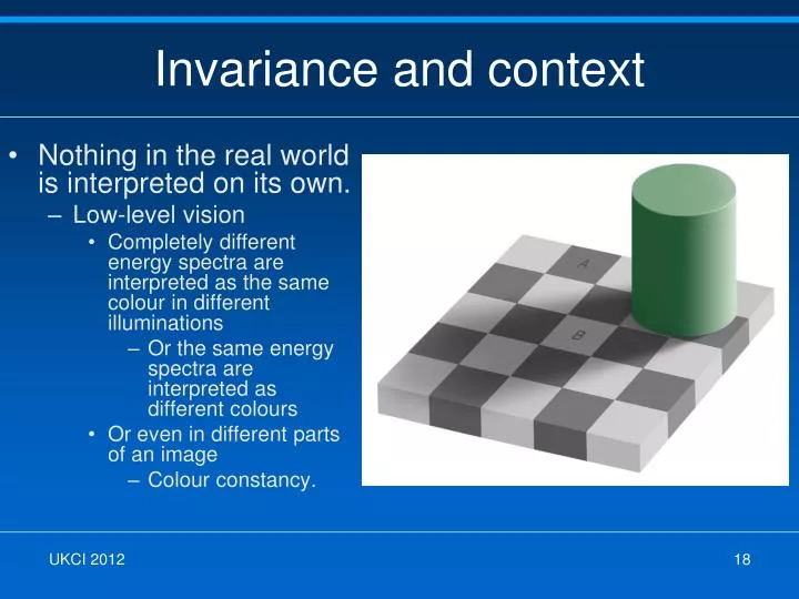 invariance and context
