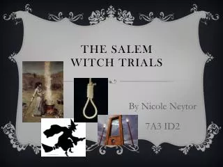 The salem Witch trials