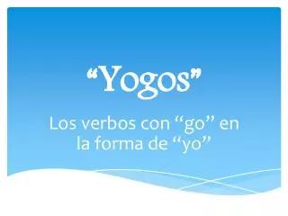 yogos