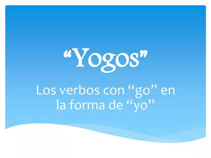 yogos