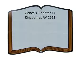 Genesis Chapter 11 King James AV 1611