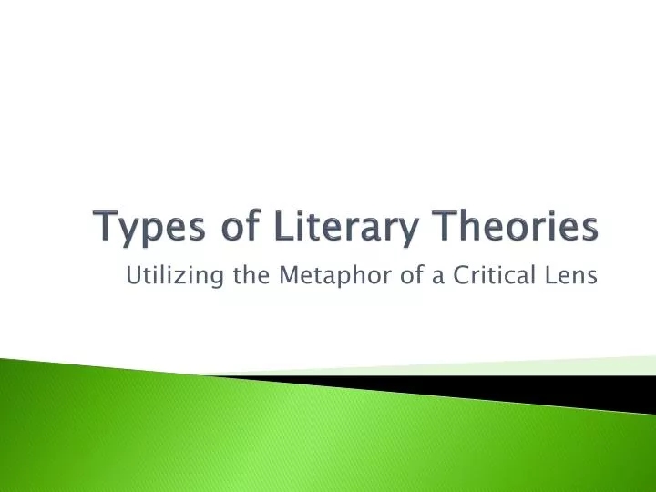 types of literary theories