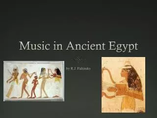 Music in Ancient Egypt
