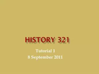 History 321