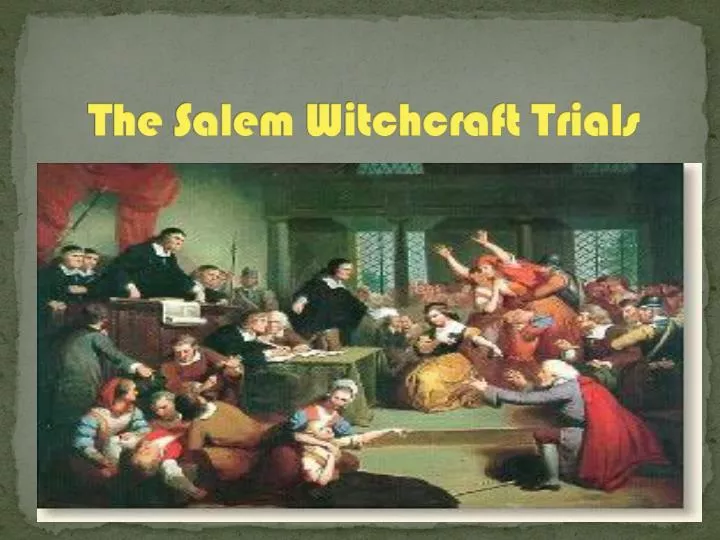 the salem witchcraft trials