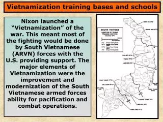 Vietnamization training bases and schools