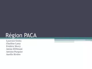 r gion paca
