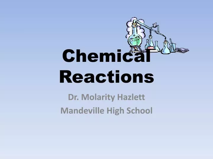 chemical reactions