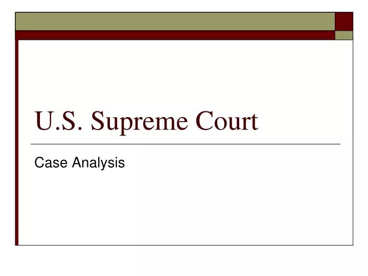 u s supreme court